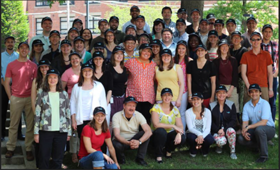 Group photograph of all bluebird employees present on the day of the company's IPO
